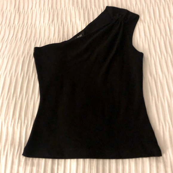 ABS Allen Schwartz Tops - ABS One Shoulder Crop Top